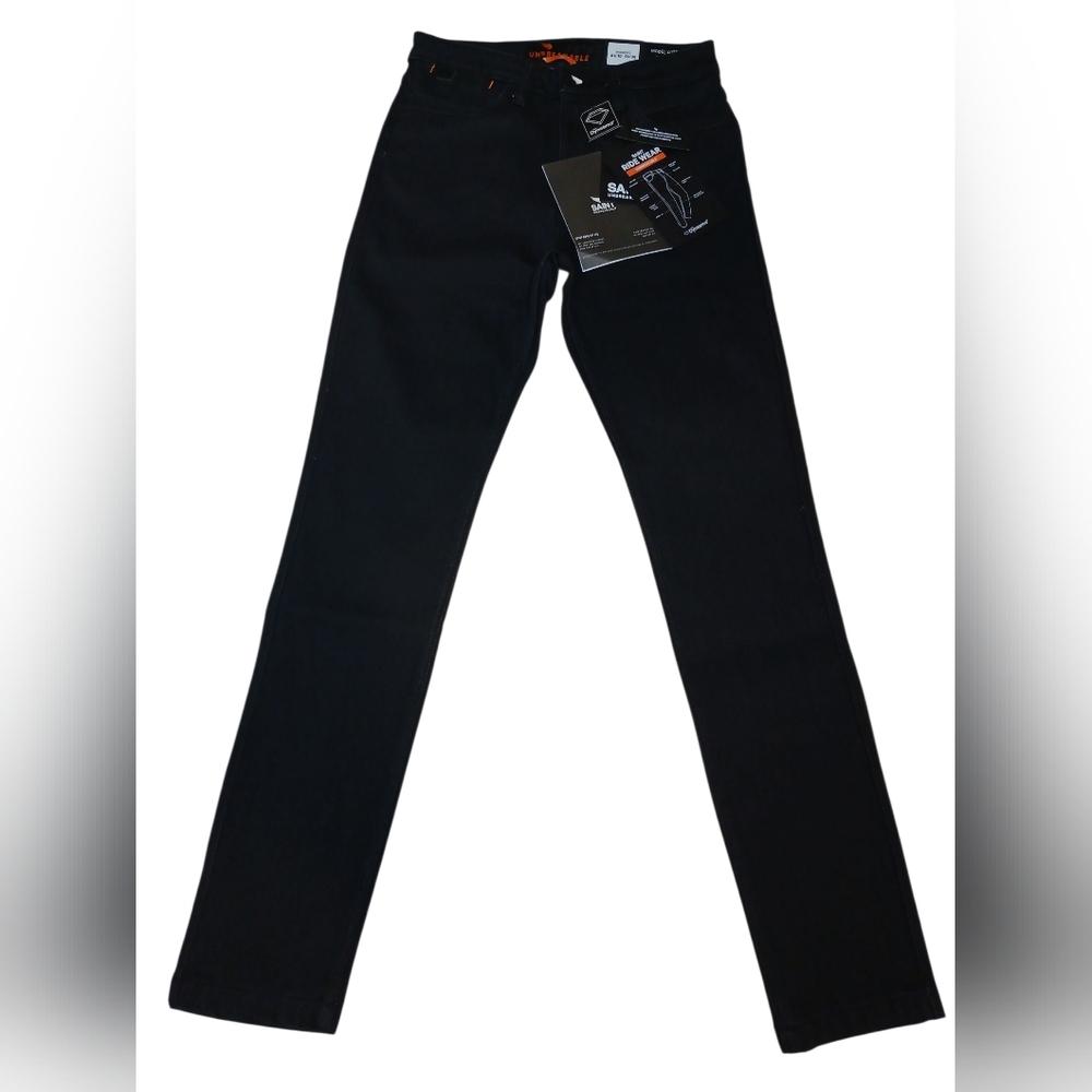 🏍SA1NT Motorcycle Jeans Unbreakable Women’s Size US 6 / AU 10 /EU38 - Picture 1 of 16